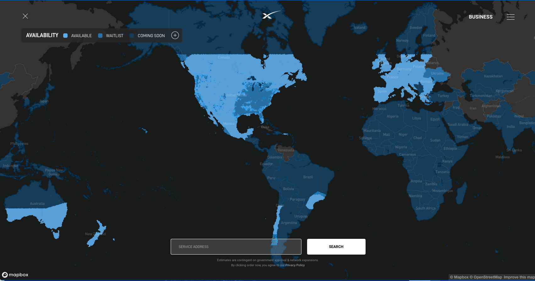 Verweilen Boxen dramatisch starlink coverage map Konzern Demontieren Eng