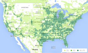 Project Fi combines the coverage of Sprint's and T-Mobile's networks - which still falls short of what Verizon and AT&T offer.