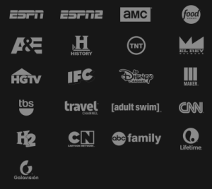 Sling TV's current (April 2015) channel lineup.