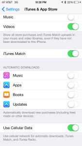 The "Automatic Download" settings apply only to app updates, NOT iOS updates.