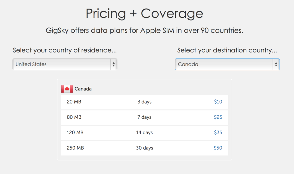 GigSky is convenient, but it certainly isn't cheap.