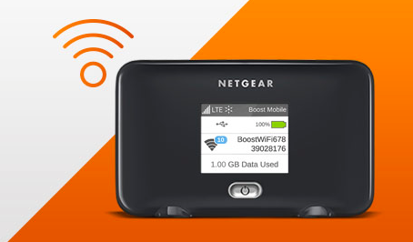 The new Netgear Fuze offered by Boost Mobile on the Sprint Network. 