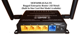 The rear of the MoFi features five wired ethernet ports.