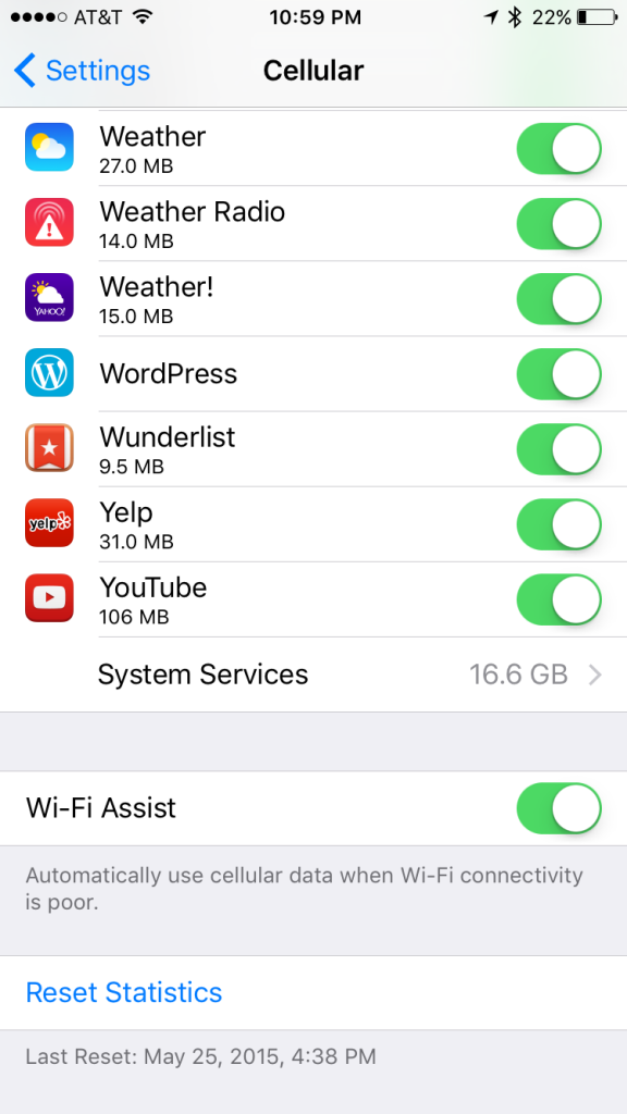 Wi-Fi Assist is great... Most of the time. But for more control over your usage, you can turn it off.