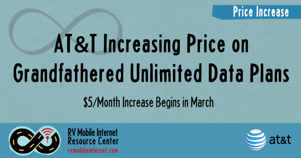 AT&T Grandfathered Unlimited Smartphone Plans to Increase by 5/Month