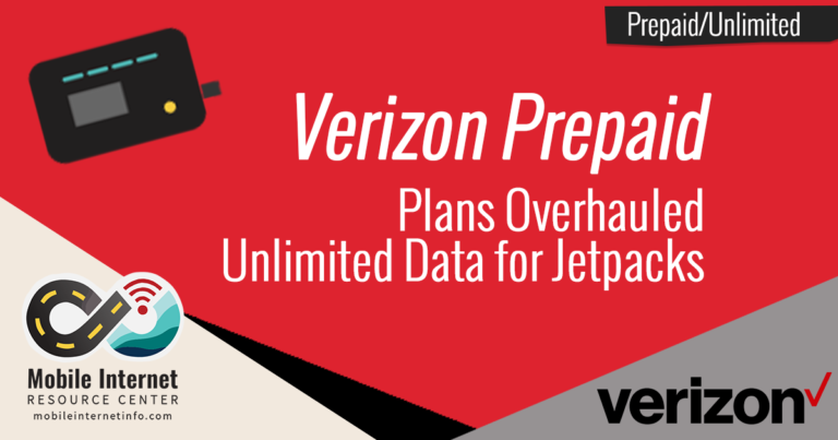 Verizon Prepaid Unlimited Mo Data Plan For Jetpacks And Prepaid