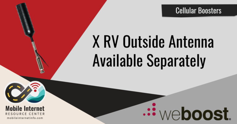 Weboost X Rv Outside Antenna Available Separately - 4g Otr Antenna For 