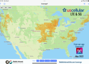 US Cellular coverage map