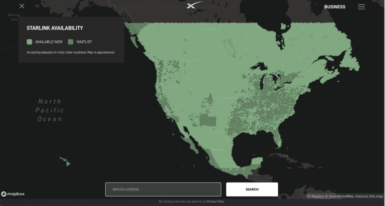 Starlink Adds an Availability Map to their Website - Mobile Internet ...