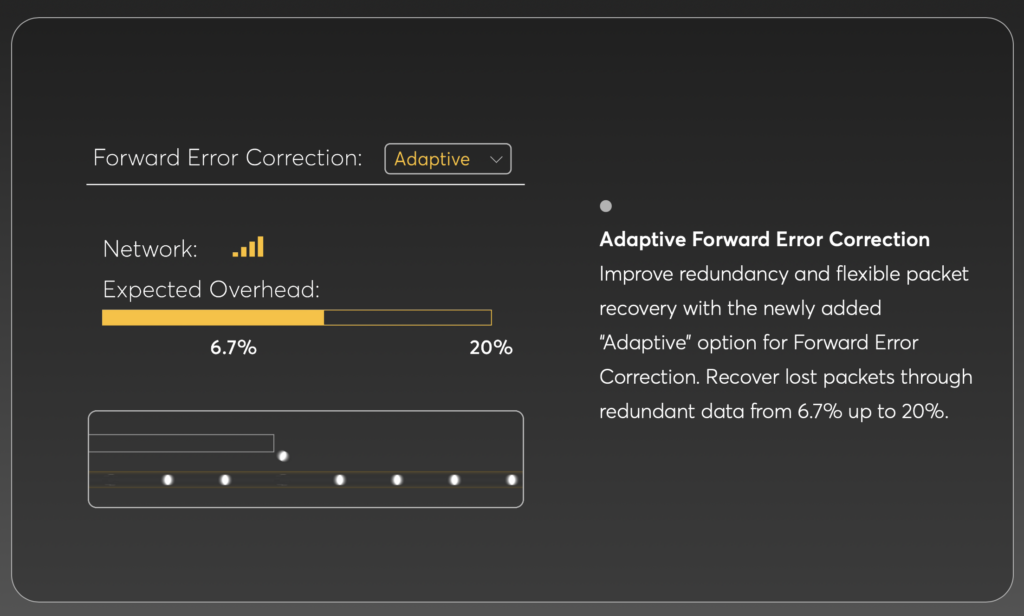 peplink adaptive fec