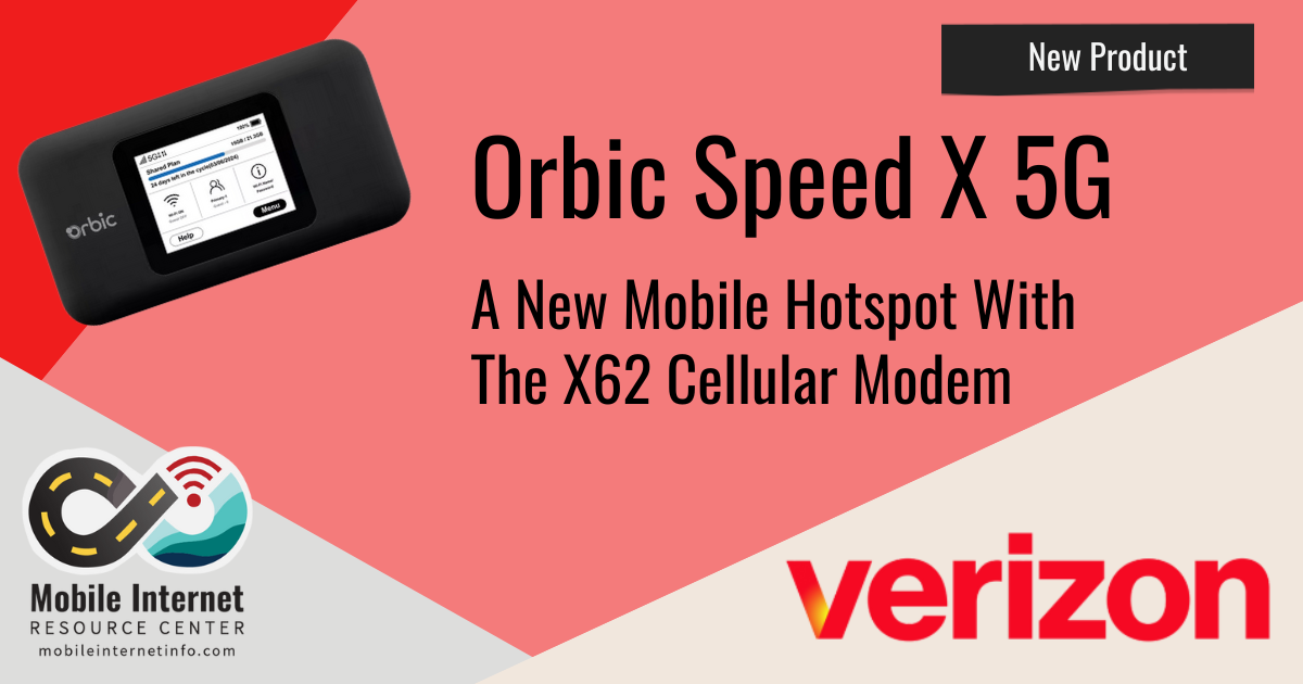 news header product announcement verizon orbic speed x 5g mobile hotspot