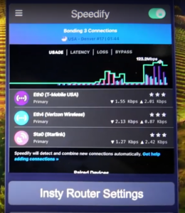 insty connect speedify three connections