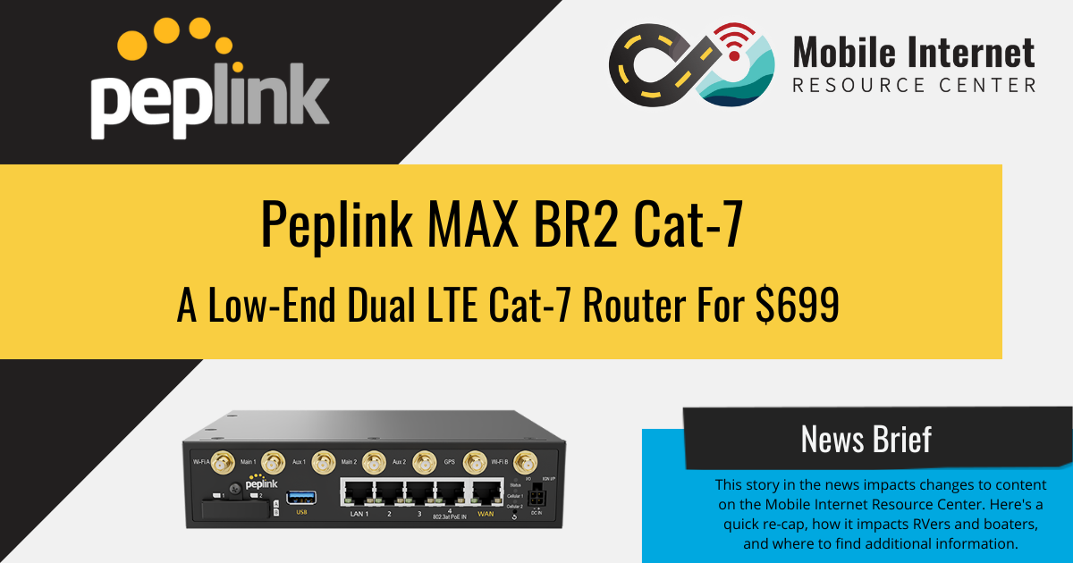 news brief header peplink max br2 cat 7 dual modem router released