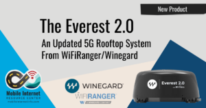 news story product announcement winegard wifiranger everest 2 rooftop cellular wifi connectivity system