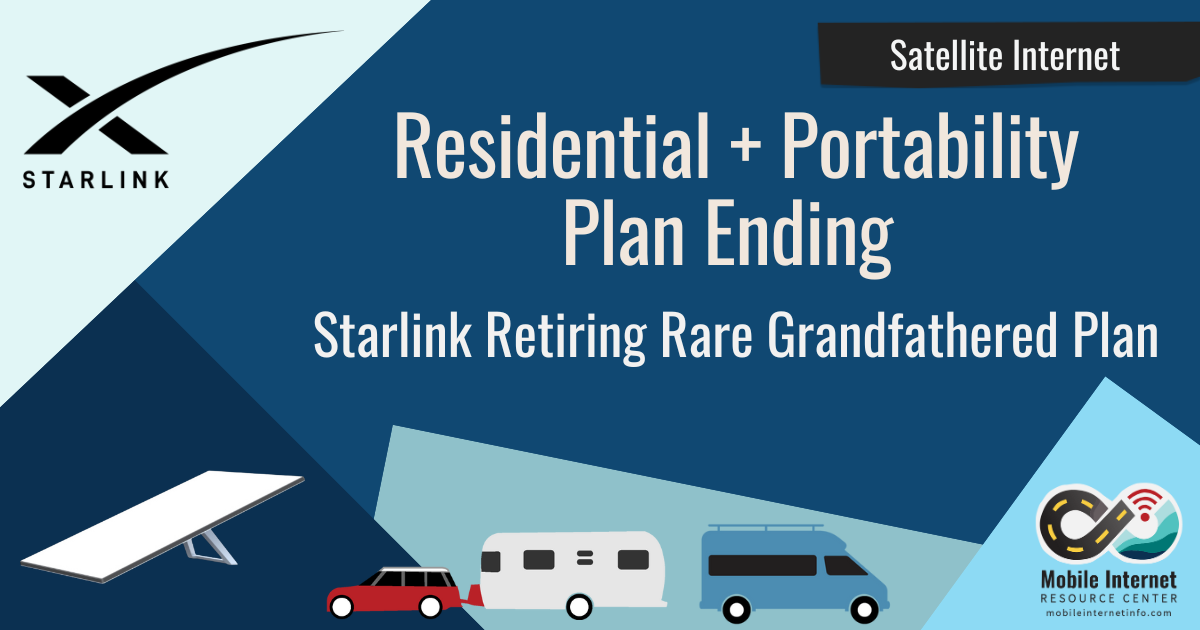 news header starlink ending residential plus portability grandfathered plan