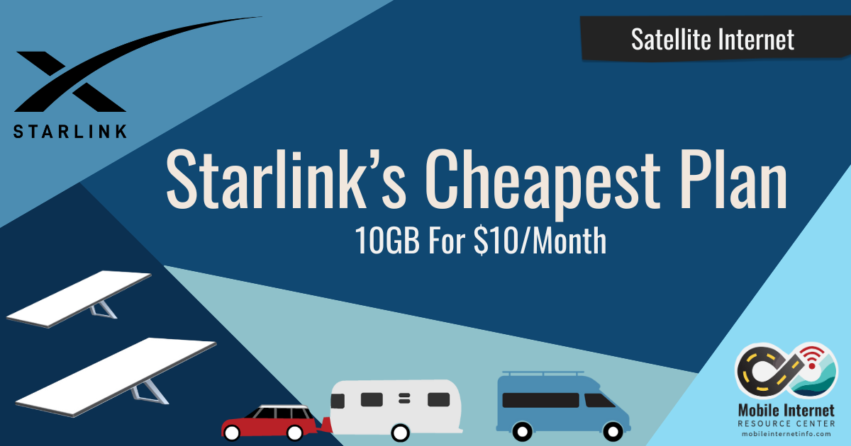 starlink cheapest plan 10gb